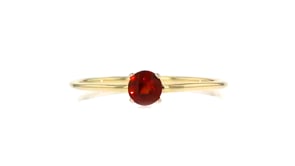 20 Carat Garnet Ring in 14kt Yellow Gold