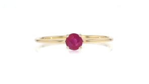 20 Carat Ruby Ring in 14kt Yellow Gold