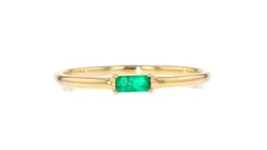 10 Carat Emerald Ring in 14kt Yellow Gold