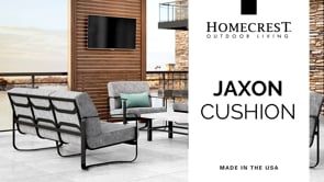 Homecrest Outdoor Living Customizable Jaxon Cushion Aluminum/Fabric Outdoor Sofa