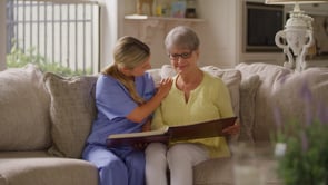 Commercial shot for in Home Health Care Provider
