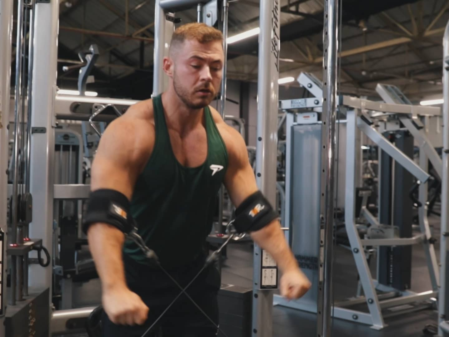 Cuffed cable lateral raise standing on Vimeo