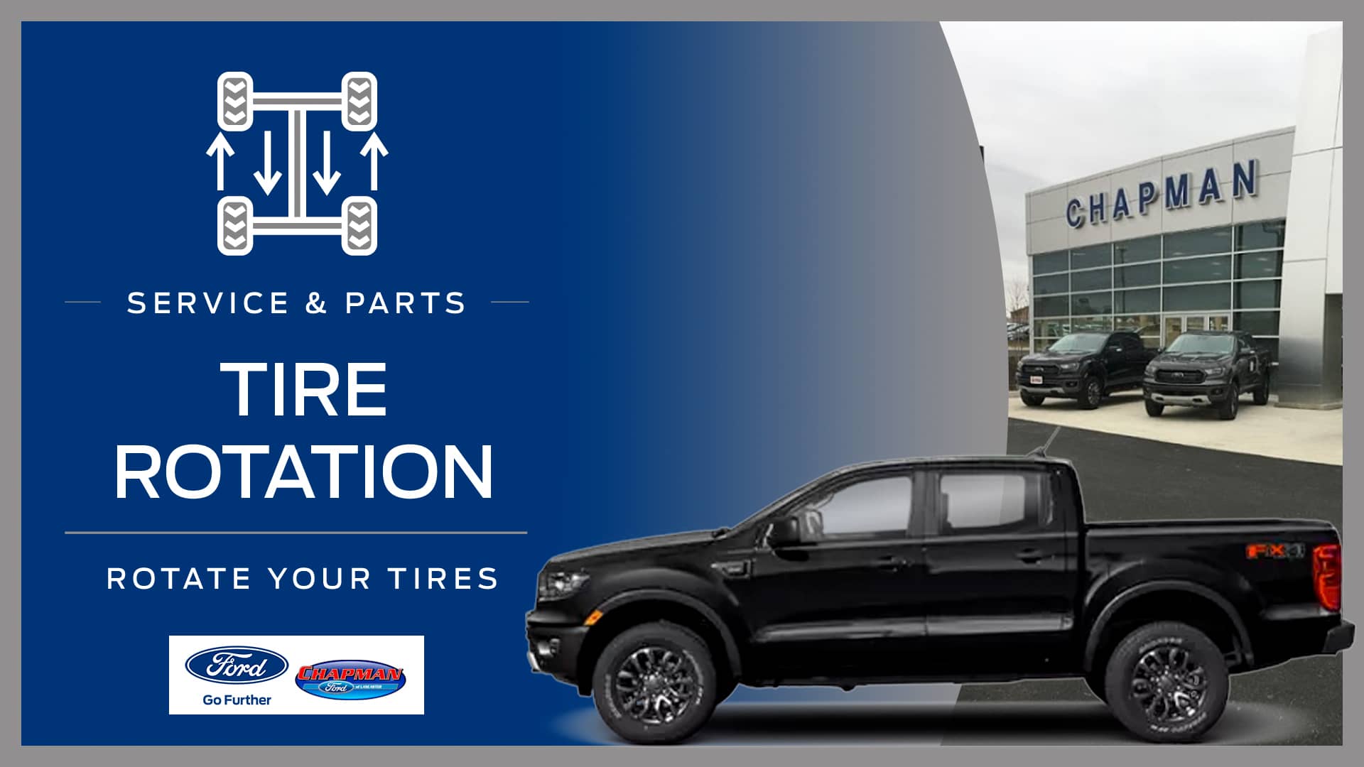 Ford Tire Rotation Lancaster, PA // Chapman Ford of Lancaster Service