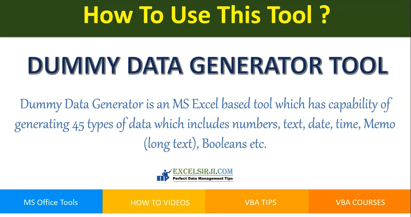Dummy Data Generator Demo.mp4 on Vimeo