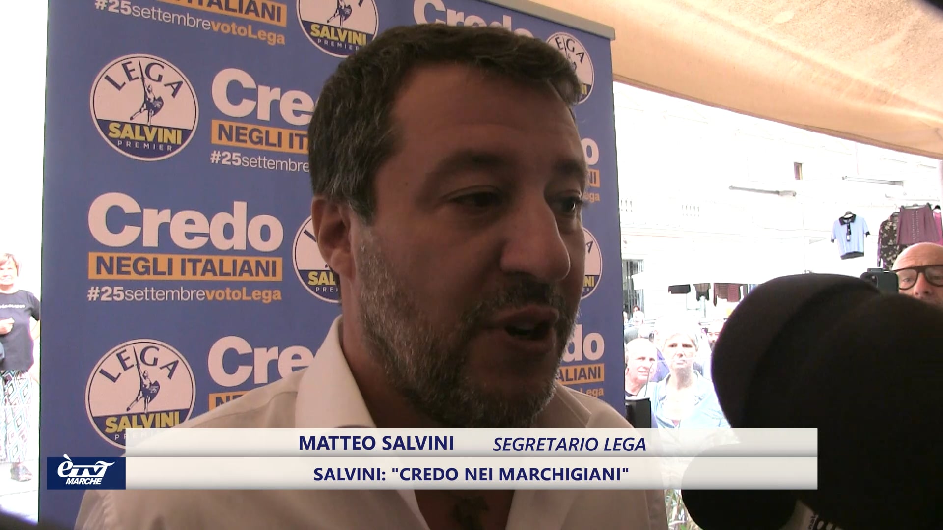 Matteo Salvini a Fano: 