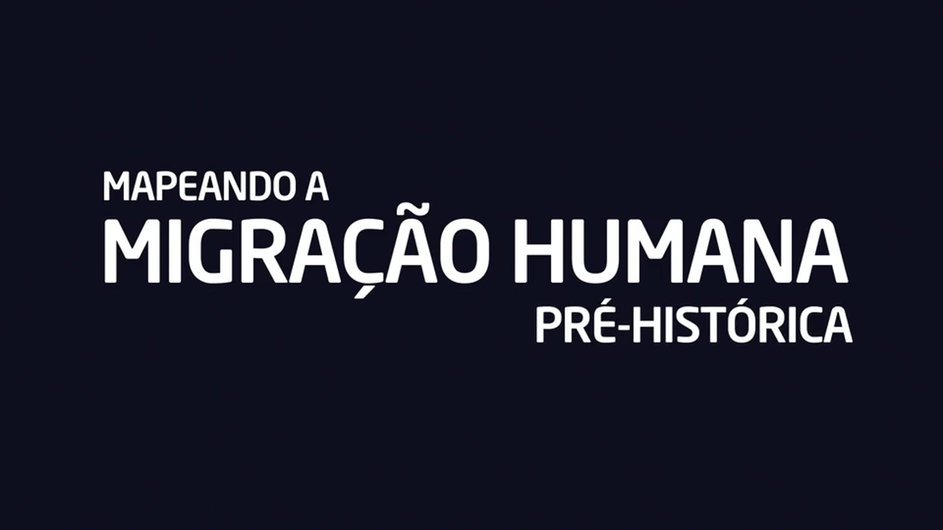 A migração humana