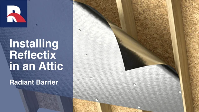 Radiant deals barrier attic