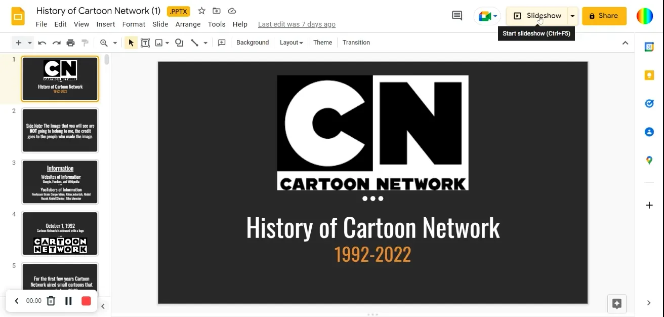 Evolución 2.0 de Cartoon Network (1992 - 2022)