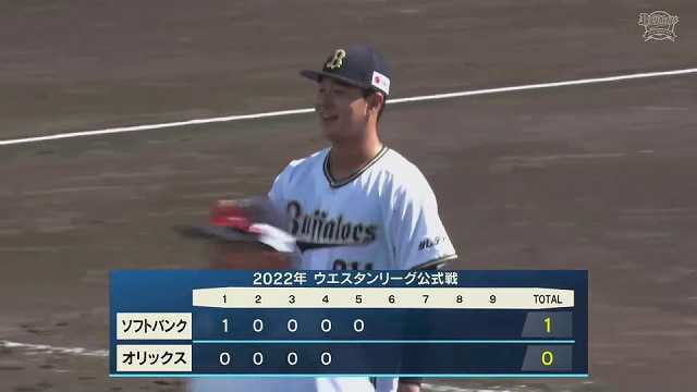 【ファーム】自己最長!! バファローズ・川瀬堅斗が5回1失点に抑える好投!!  2022年9月4日  オリックス・バファローズ 対 福岡ソフトバンクホークス