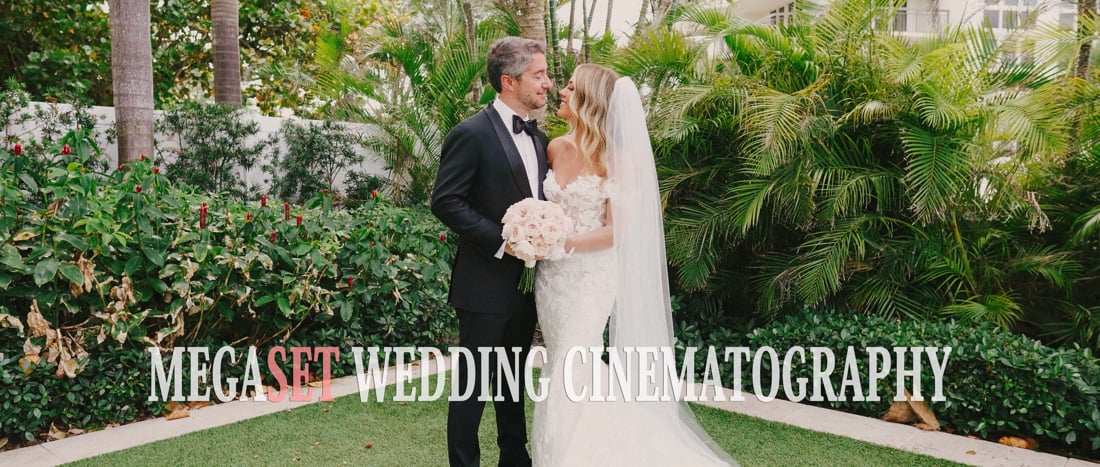 Bride and groom looking at each other in love