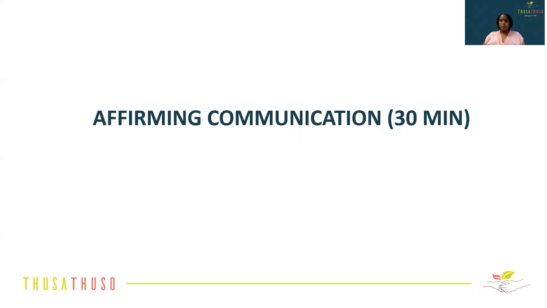 Idah - Affirming communication -(Day 1) on Vimeo