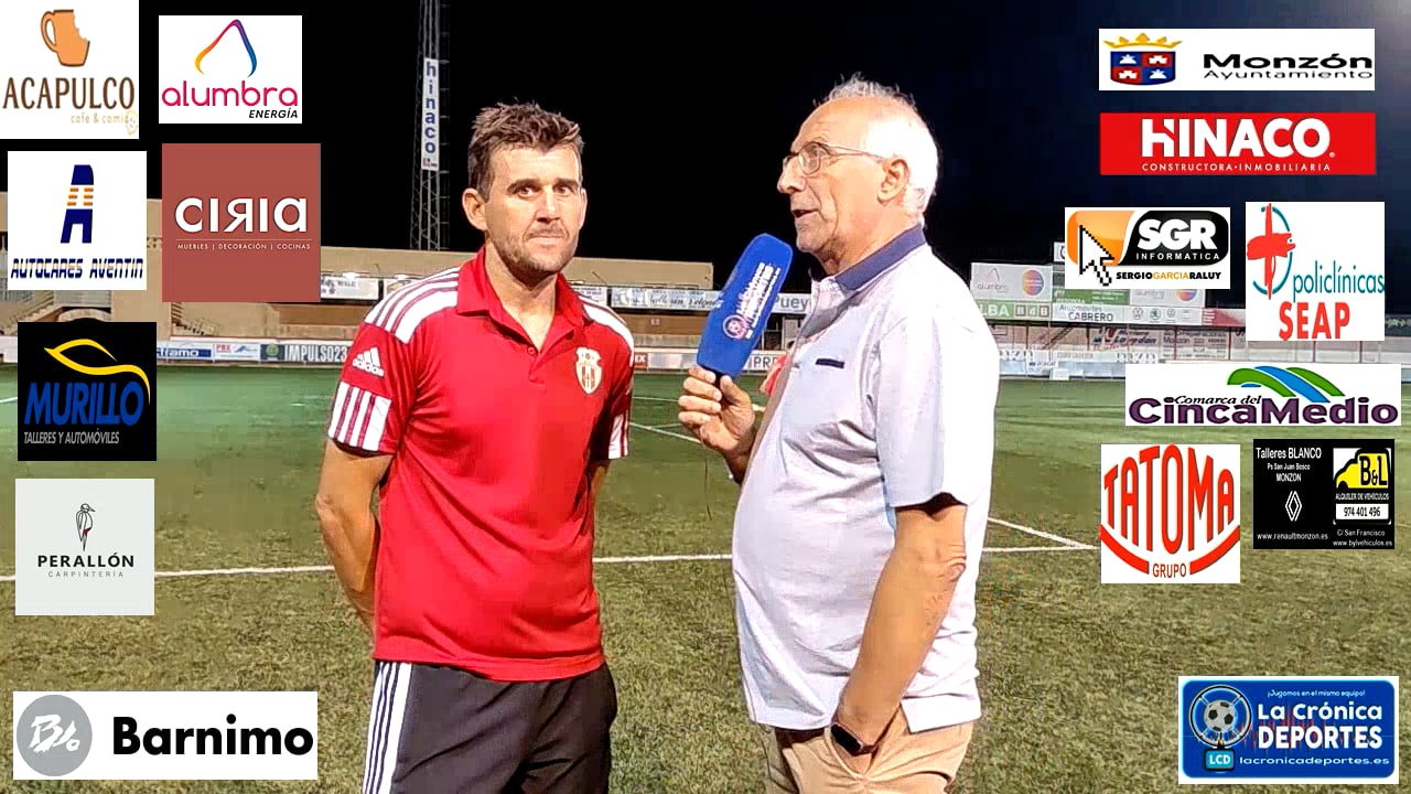 MARCOS   PIEDRAFITA ( ENTRENADOR AD SABIÑANIGO )  AT.MONZÓN ALUMBRA -3-1-SABIÑANIGO  PARTIDO DE PRETEMPORADA