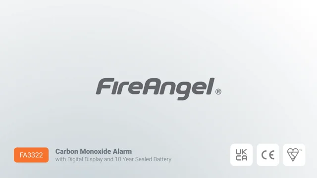 Fire Angel CO-melder 2 x 1.5 V alk. Batterij - EVAC