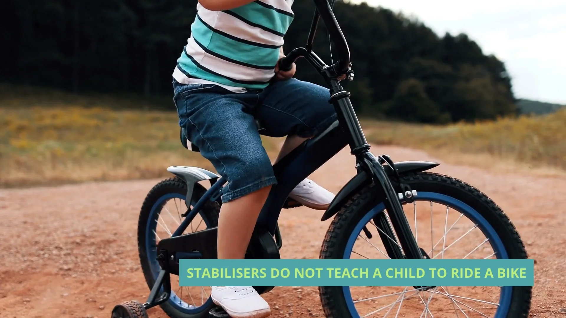 Putting stabilisers on a bike cheap