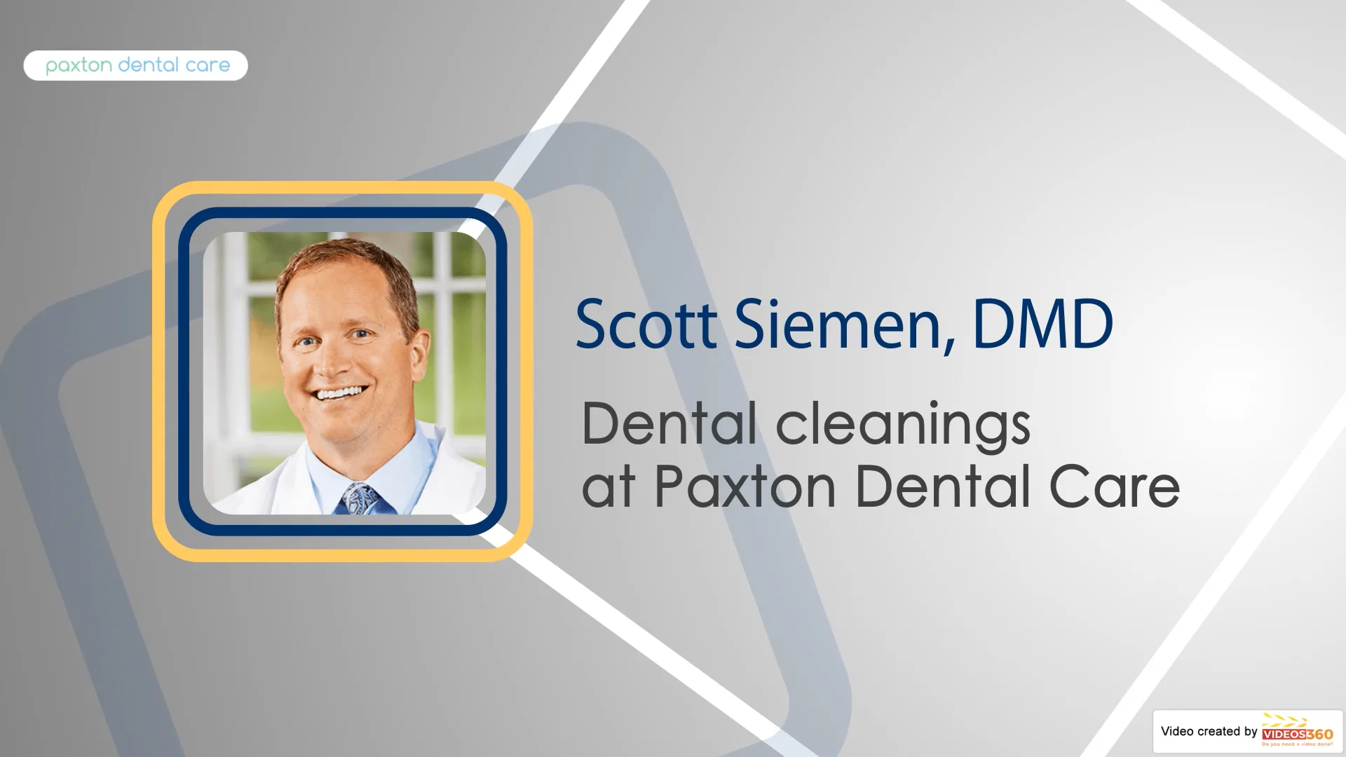 Dental cleanings at Paxton Dental Care on Vimeo