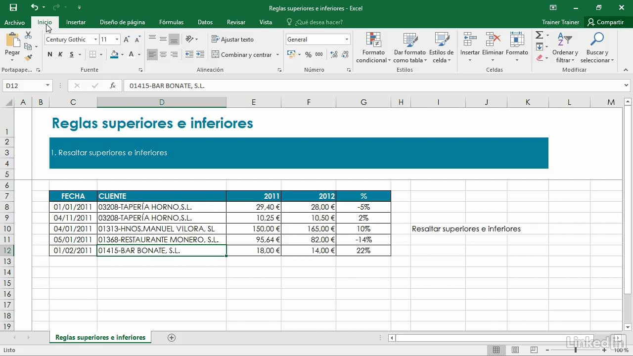 2.Reglas superiores e inferiores sobre celdas on Vimeo