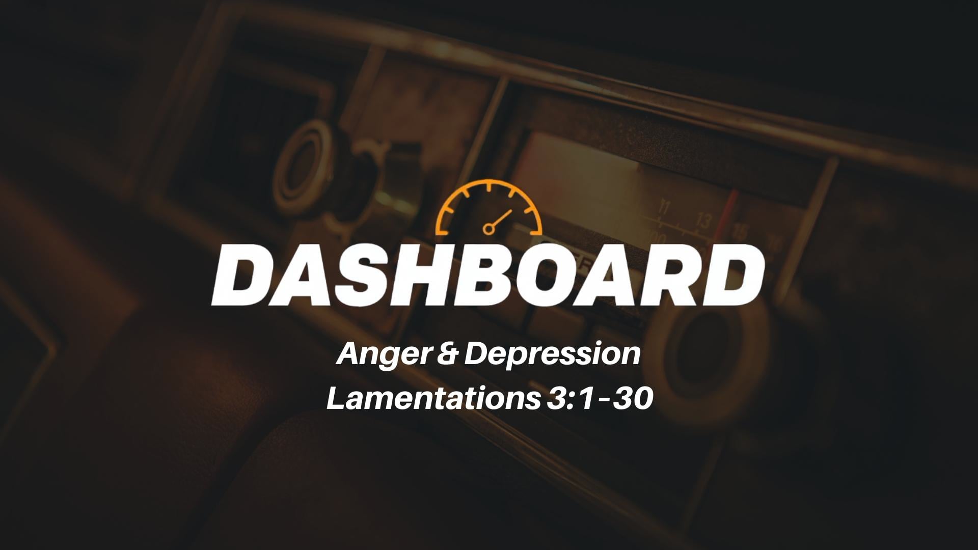 Anger & Depression - September 4, 2022