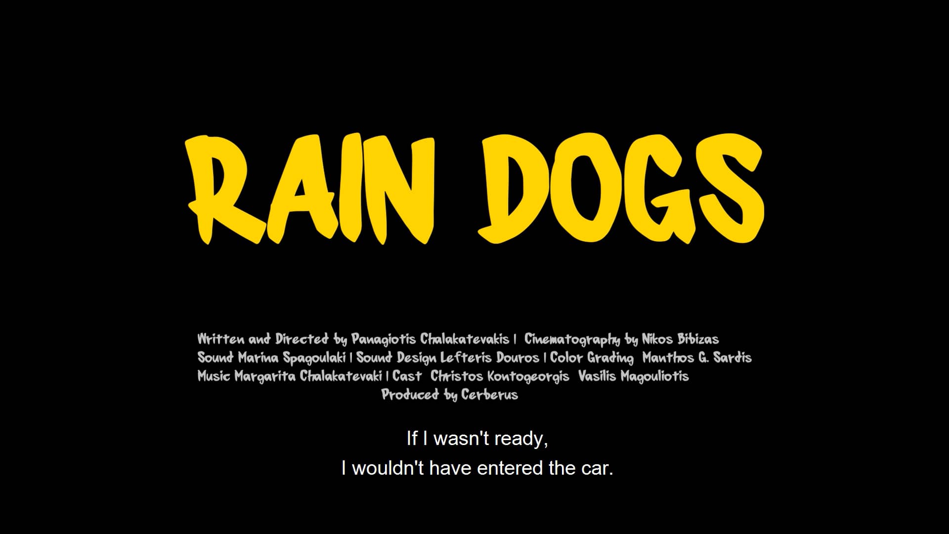 RAIN DOGS TRAILER on Vimeo