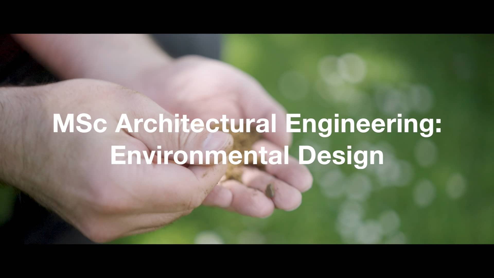 MSc Architectural Engineering Environmental Design on Vimeo