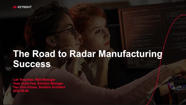 Autonomous vehicles – the road to radar manufacturing success