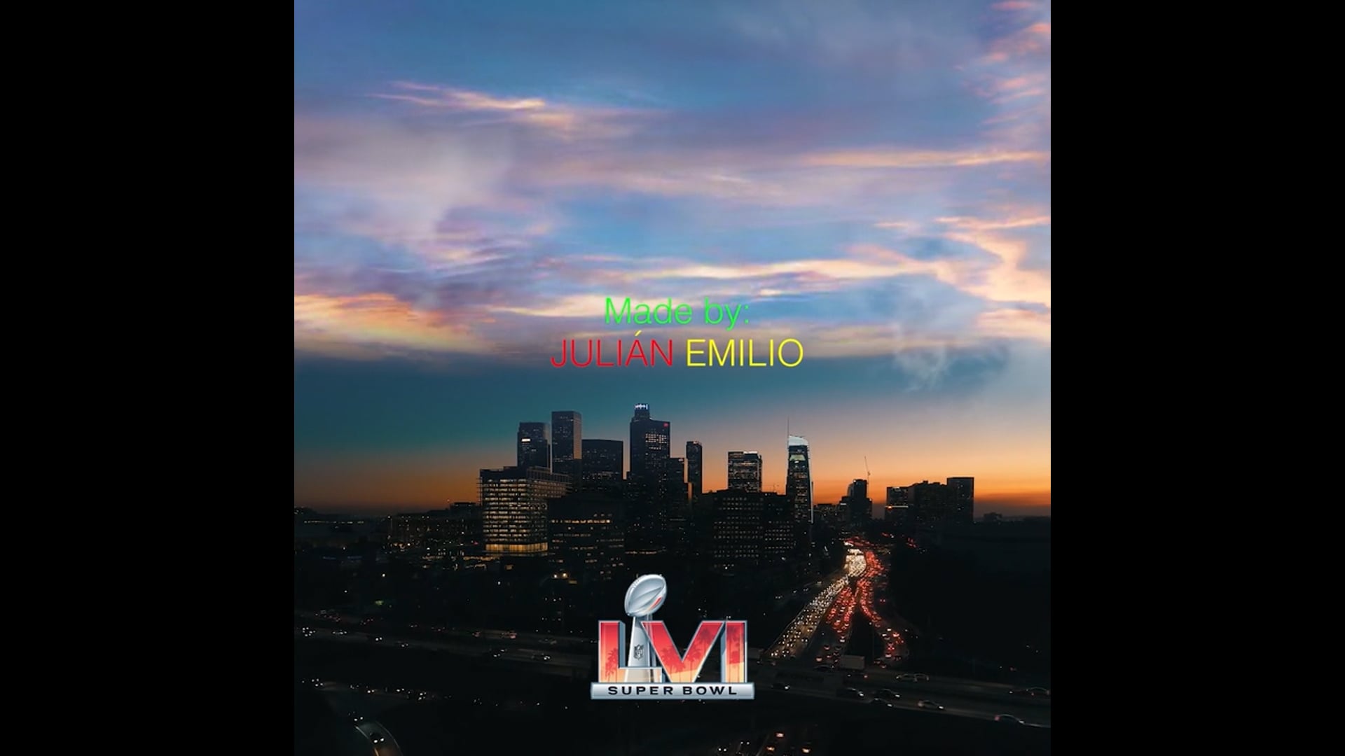Demo reel. Superbowl LVI (concept draft/ fan art)
