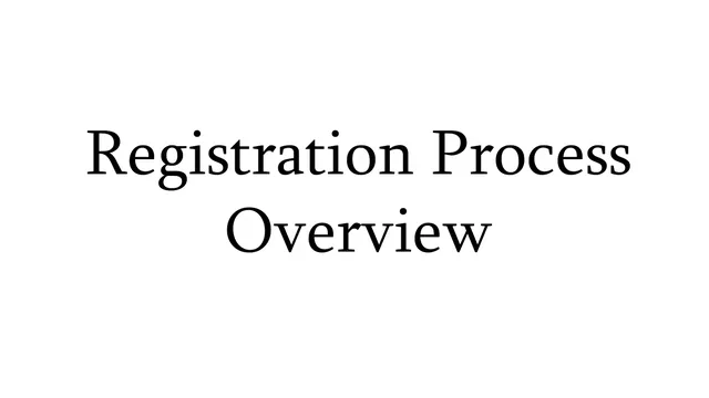 Registration Process Overview.mp4 on Vimeo