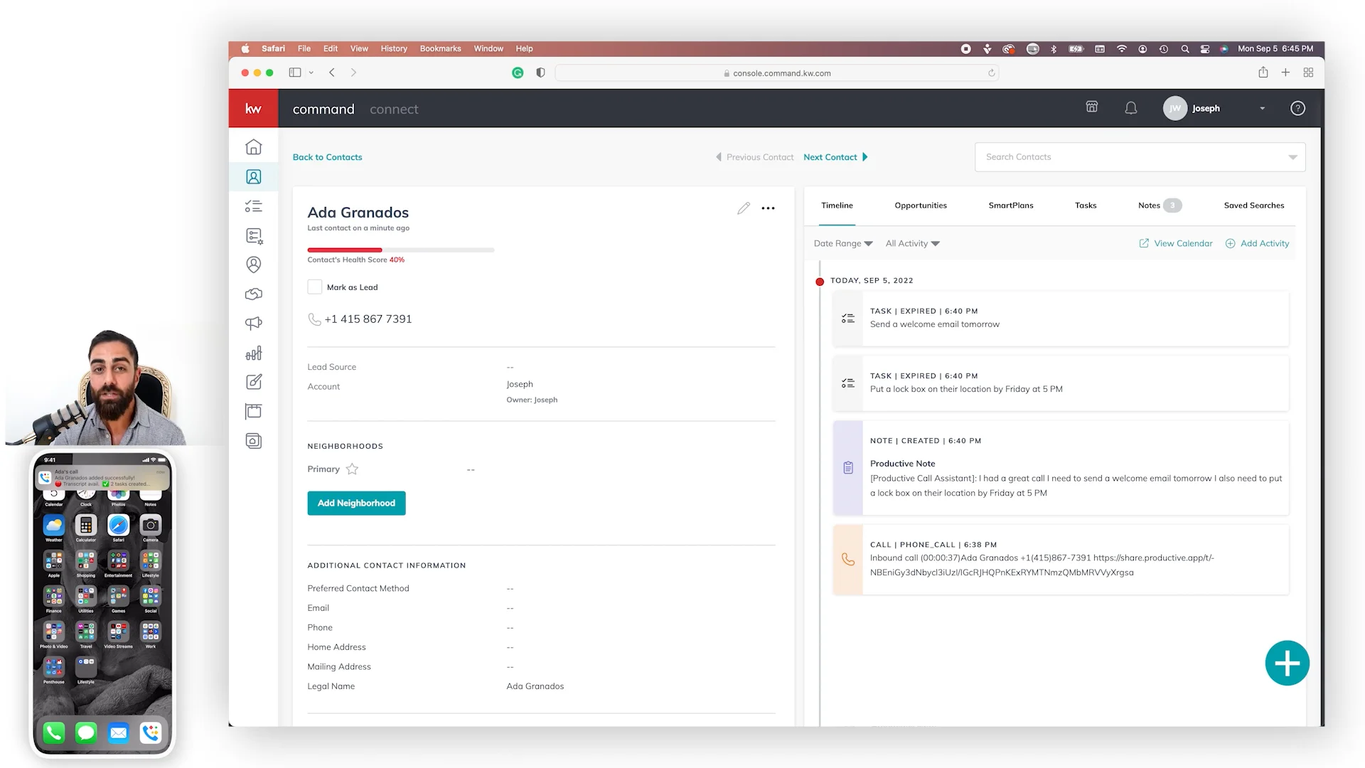 KW Command x Productive - LIVE DEMO on Vimeo