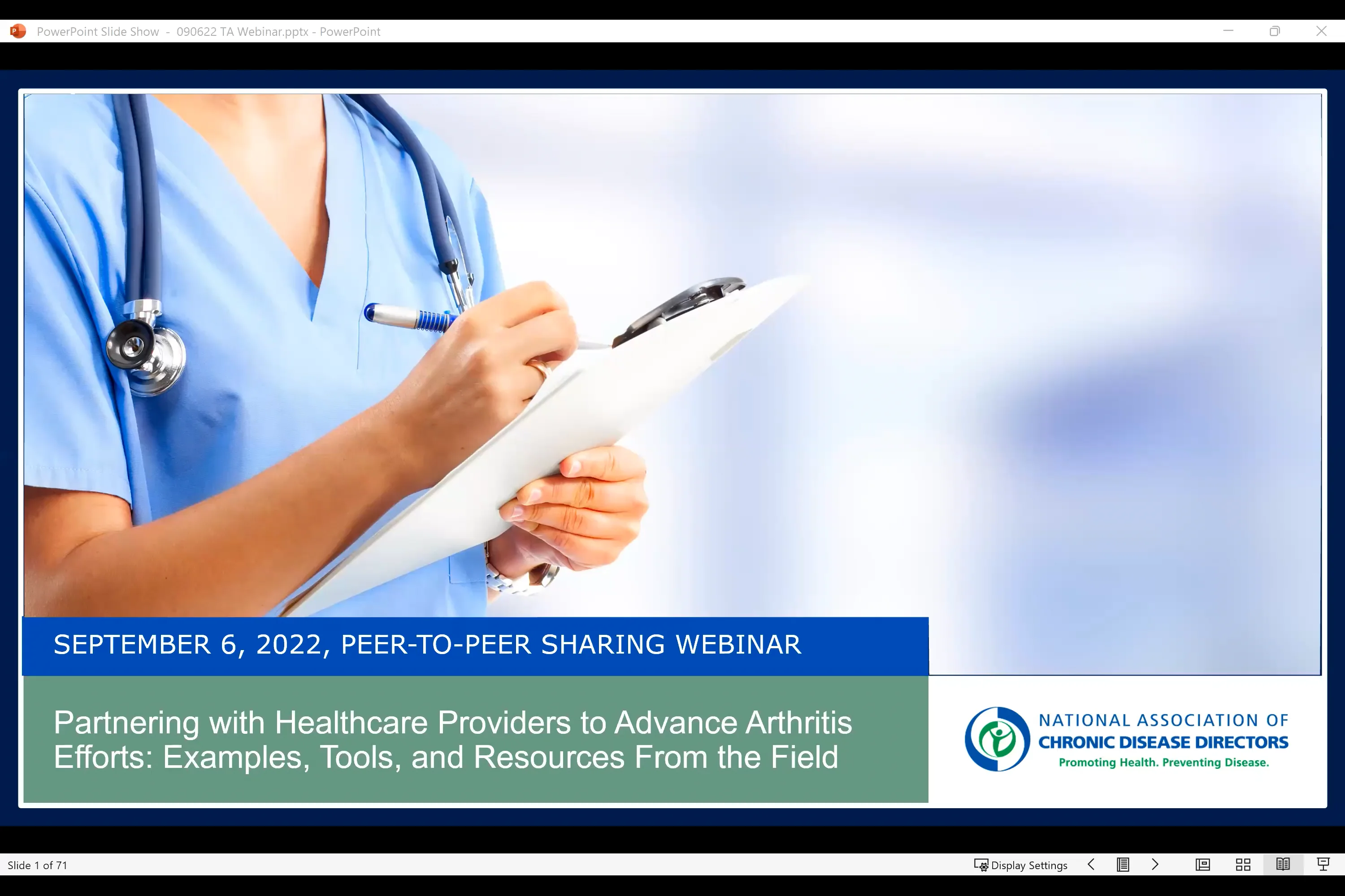 Arthritis Council / Peer Sharing inar September 6, 2022 on Vimeo