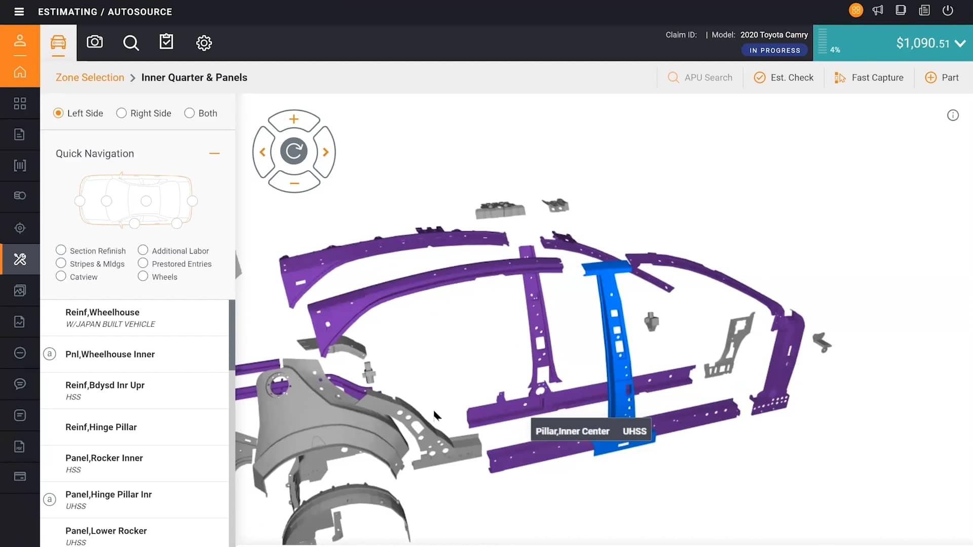 Qapter Estimating 
