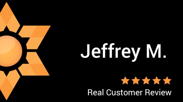 Jeffrey M - Customer Review