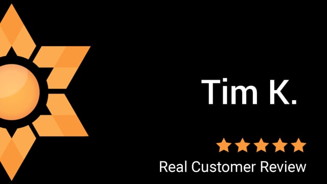 Tim K - Customer Review