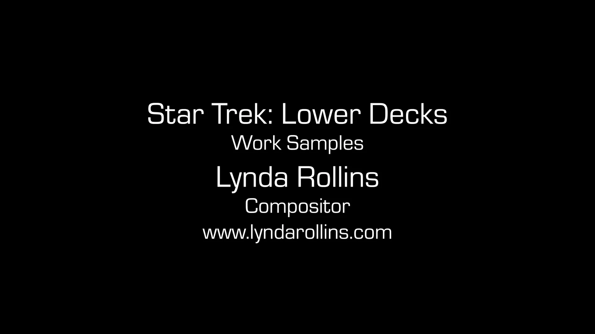 Lower Decks Work Samples on Vimeo