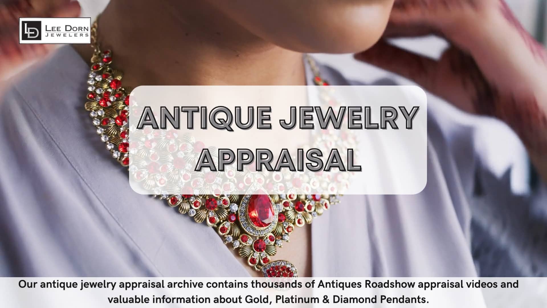 Shop Now Antique Jewelry Appraisal Services Lee Dorn Jewelers on Vimeo