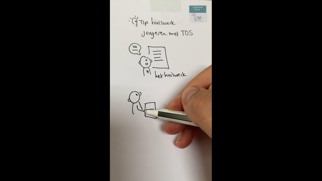 Tip voor jongeren met TOS huiswerk krijgen