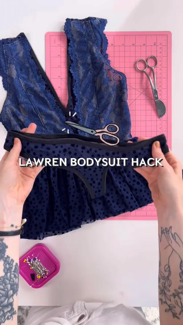 Pattern hack perfection - Madalynne Lawren Bodysuit with Cloth Habit Watson  Bra — Angel Sews