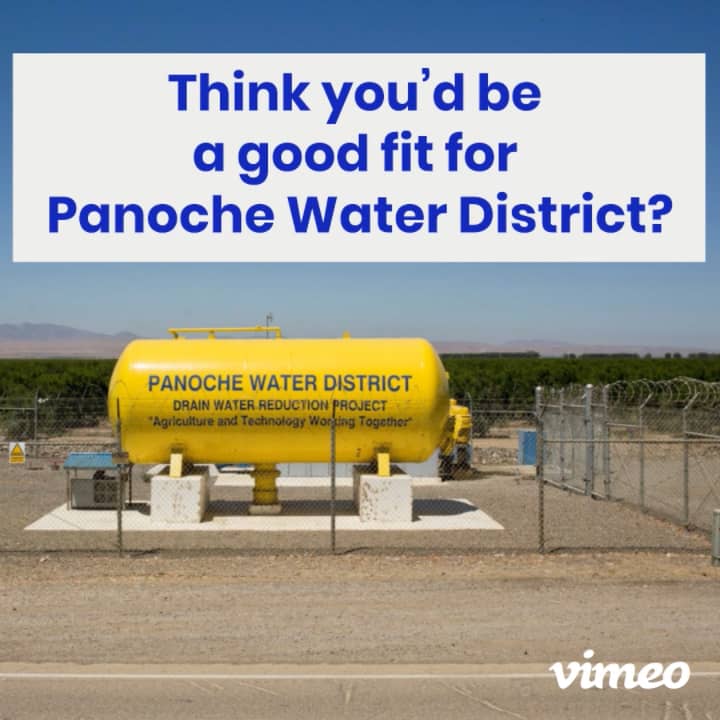 Panoche Water District is hiring on Vimeo
