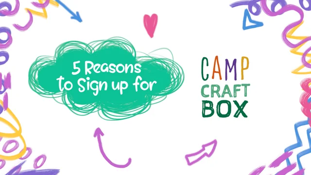 The Camping Adventure Craft Box for Ages 3-5