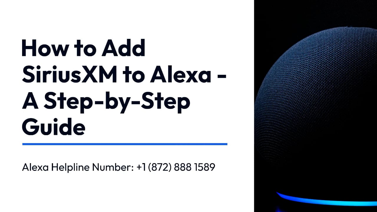 How to Add SiriusXm to Alexa Connect SiriusXM to Echo Dot on Vimeo