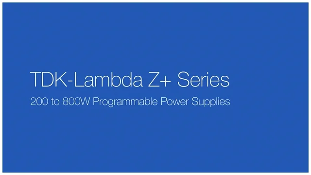 TDK Lambda Z 2U 200W - 800 | Laboratory DC Power Supply