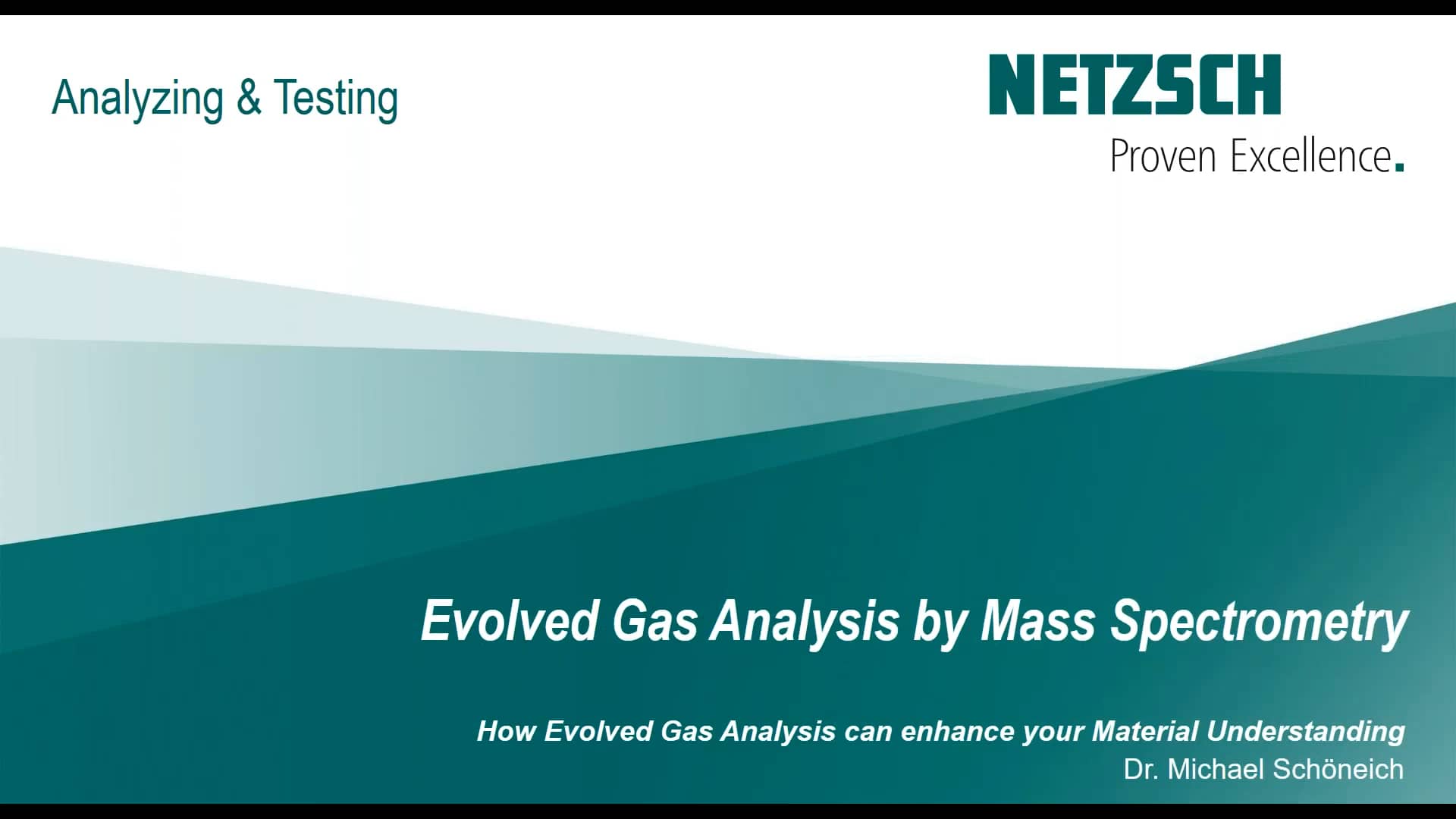 Evolved Gas Analysis by Mass Spectrometry How Evolved Gas Analysis