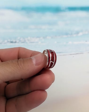 Video: 925 Sterling Silver Coral Ring