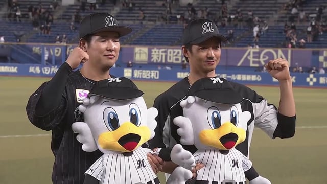 マリーンズ・唐川侑己投手・中村奨吾選手ヒーローインタビュー 9月8日 千葉ロッテマリーンズ 対 北海道日本ハムファイターズ