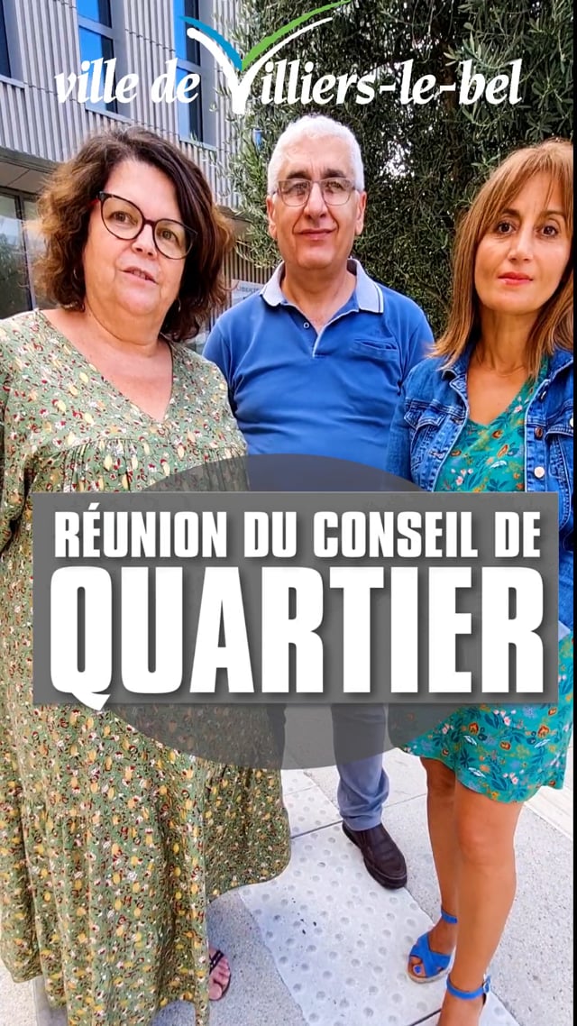 Vimeo Video : Les Conseils de quartiers reviennent