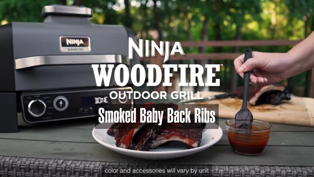 NINJA WOODFIRE OUTDOOR GRILL ST. LOUIS STYLE BBQ RIBS! Ninja Woodfire Grill  Recipes! 