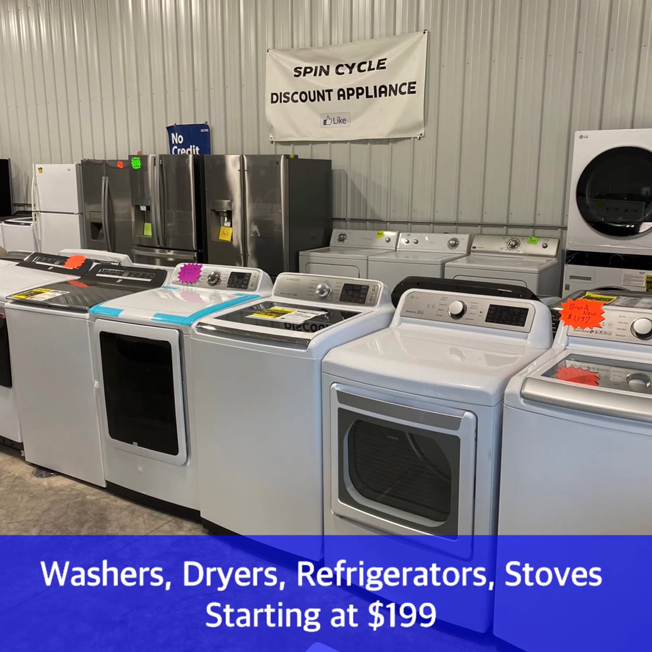 Used Appliances Spin Cycle Discount Appliance LLC