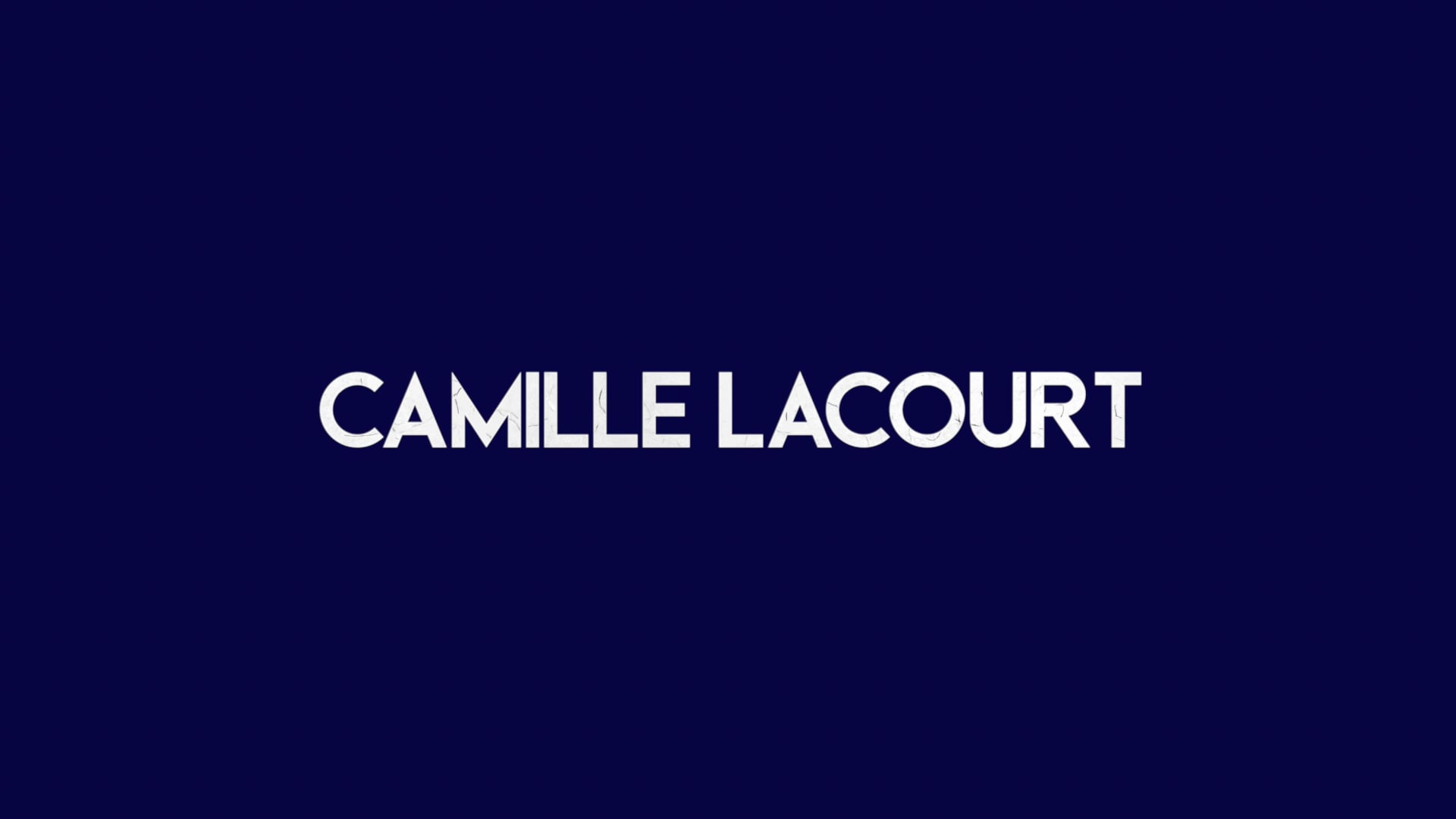 INTERVIEW CAMILLE LACOURT
