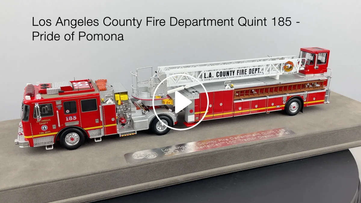 Fire Replicas Los Angeles County Fire Department 2013 KME 100