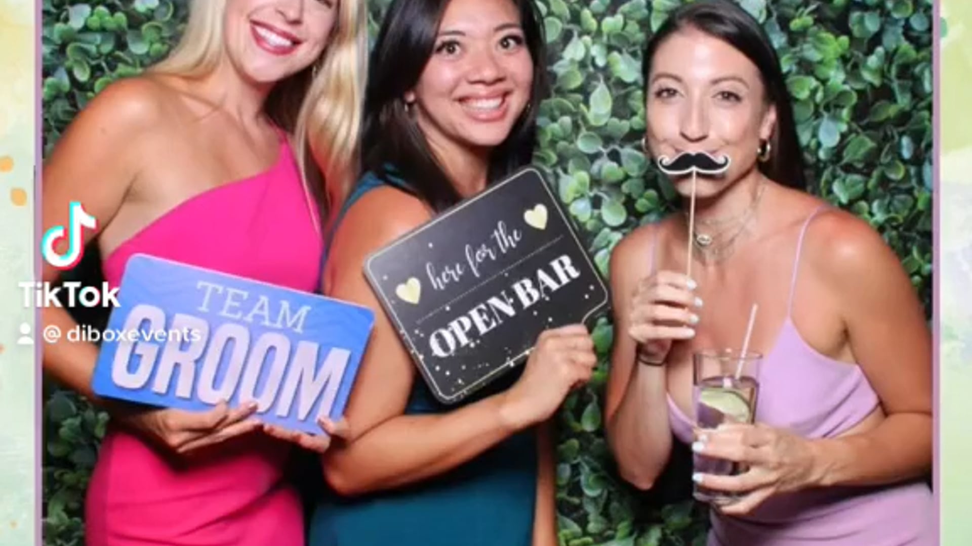 PHOto Mirror Booth at Wedding | Naples Bay Resort