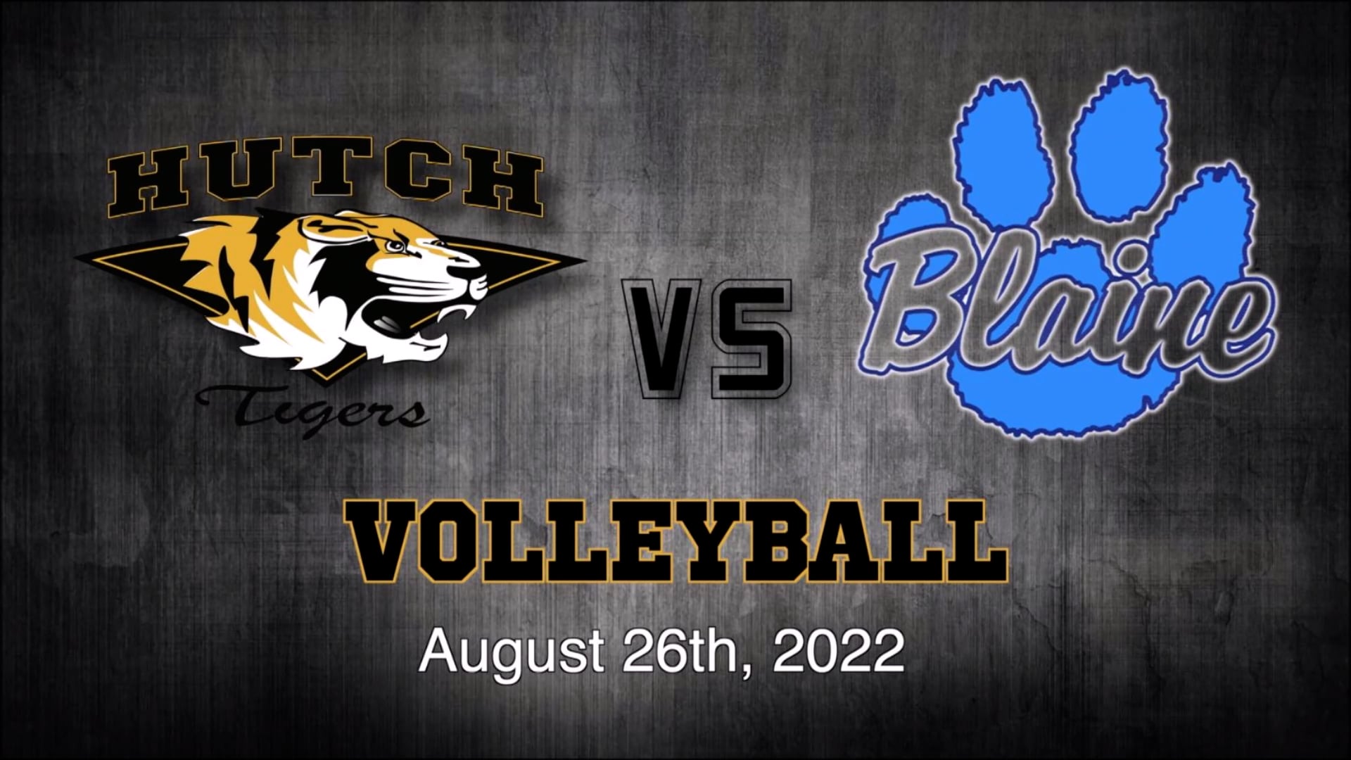 Watch Hutch Tigers Volleyball vs Blaine 08/26/2022 Online Vimeo On