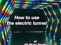 Video Gallery - Car photo studio with large black cyc wall, rain feature and LED tunnel